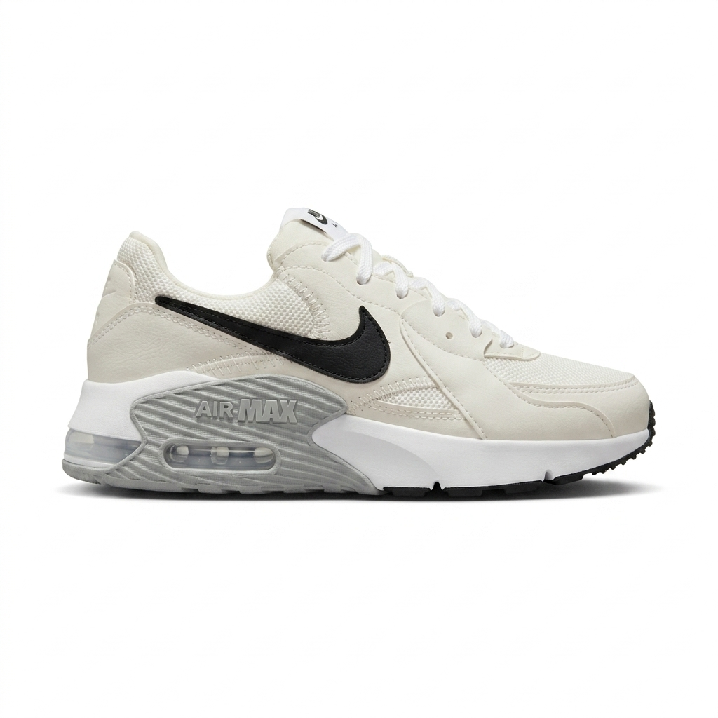 Tênis Nike Air Max Excee - Linha Premium Branco Preto