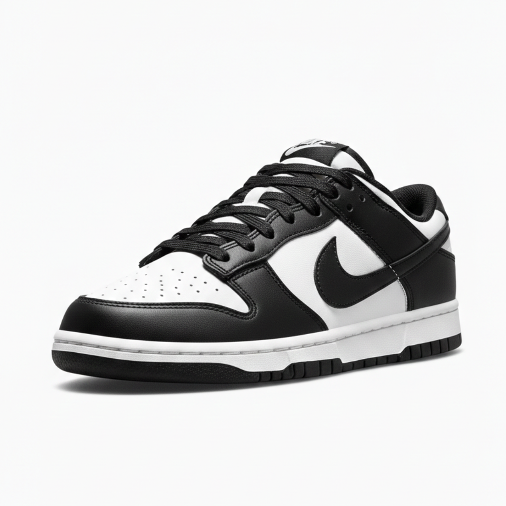 Tênis Nike Dunk Branco Preto Unissex