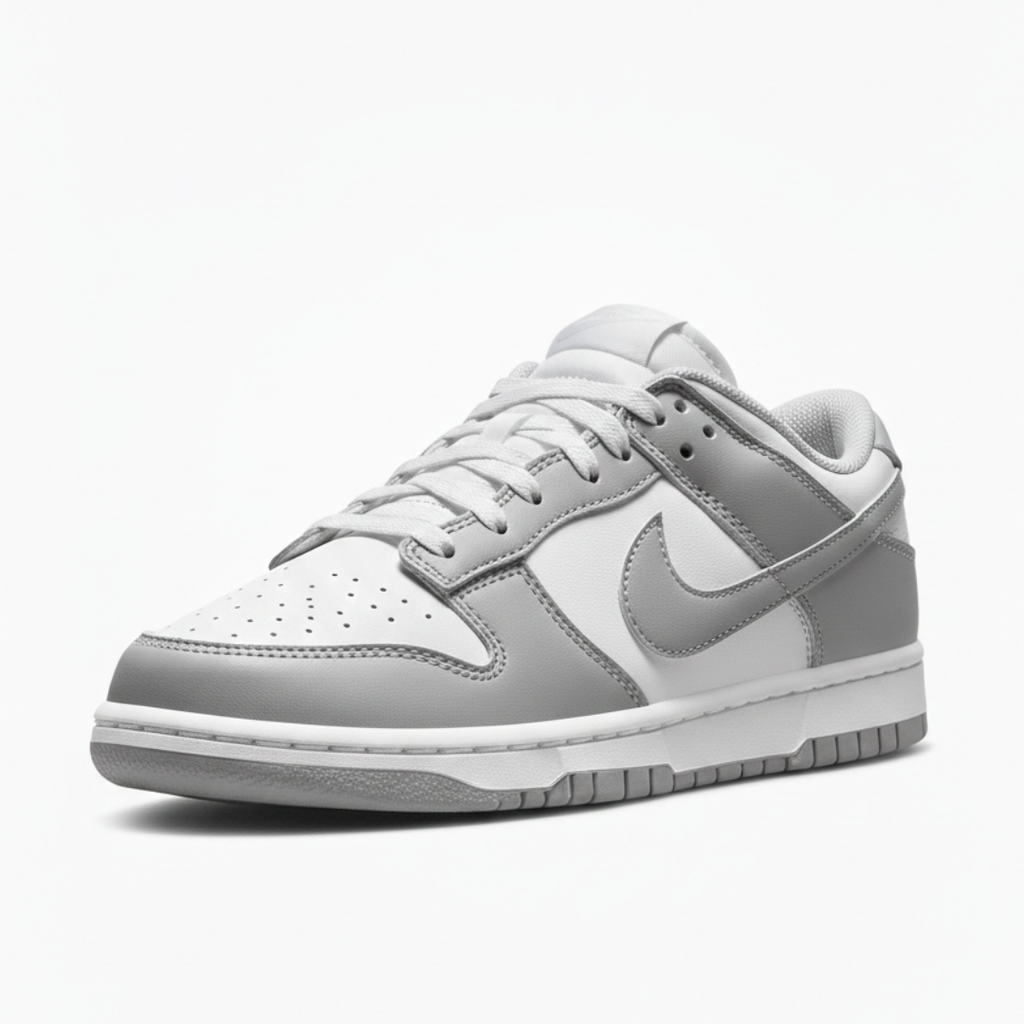 Tênis Nike Dunk Cinza Branco Unissex