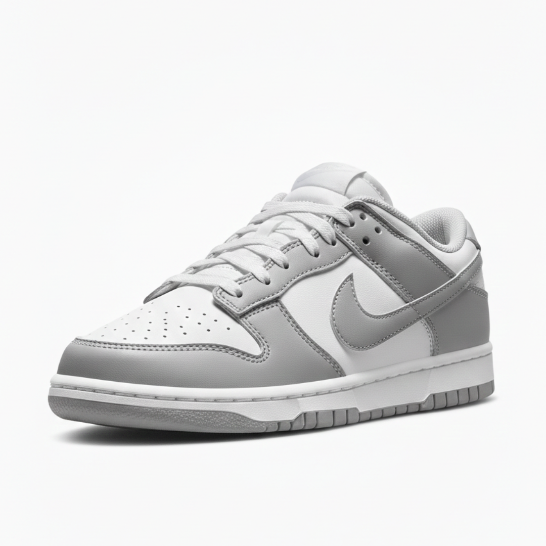 Tênis Nike Dunk Cinza Branco Unissex
