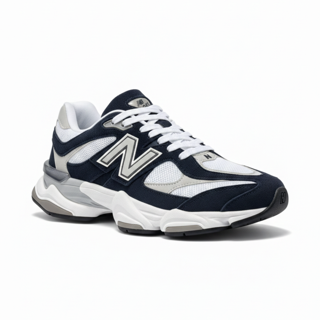 New Balance 9060 – Nova Cor Branco Azul Marinho