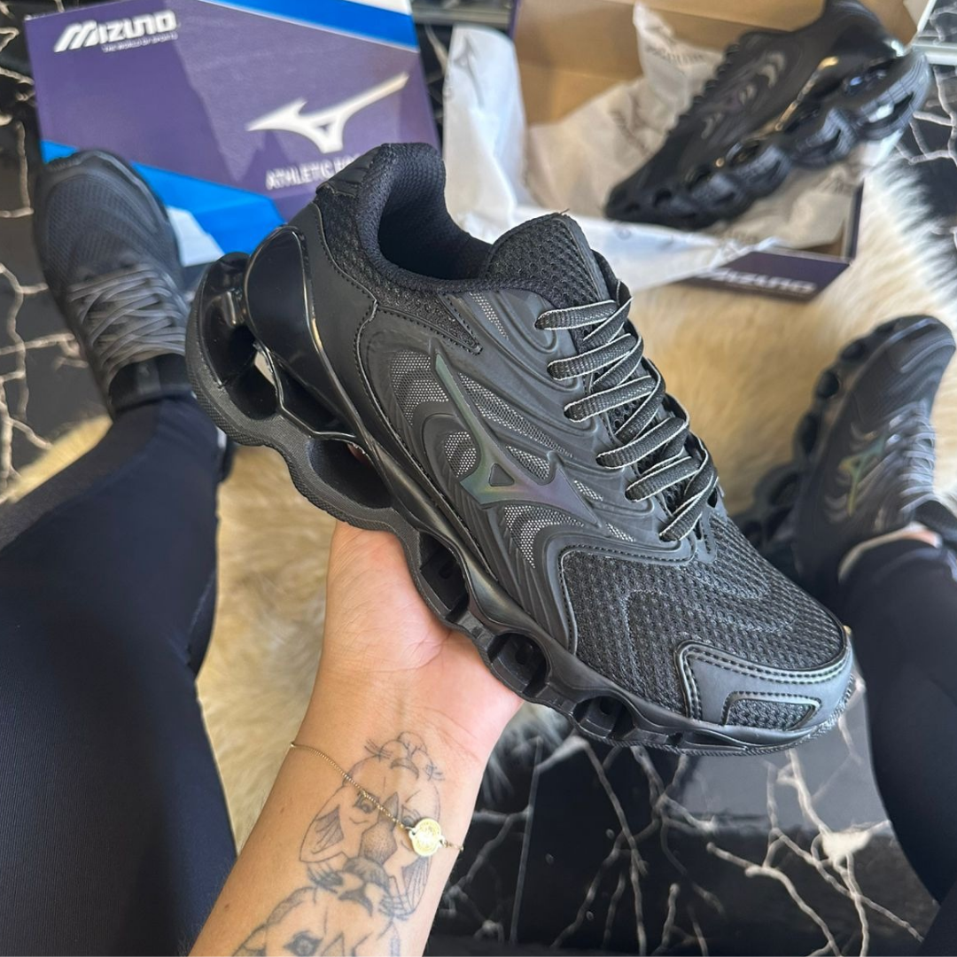 Tênis Mizuno 12S – Linha Premium Preto
