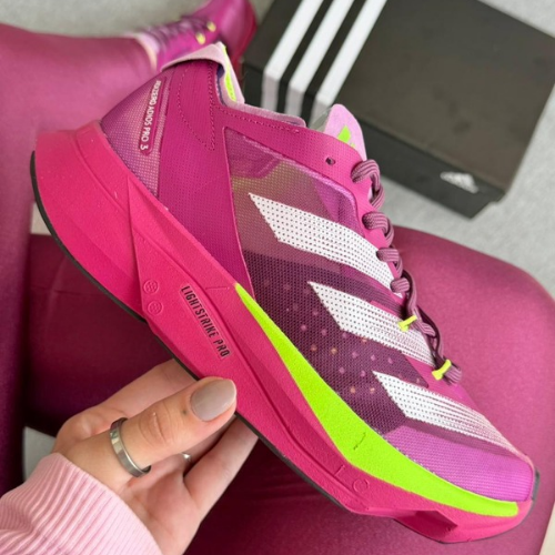 Adidas Adizero Adios Pro 3 – Uva/Verde Linha Premium