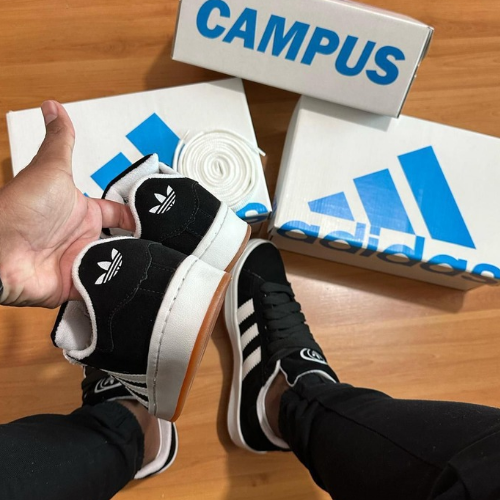 Tênis Adidas Campus Unissex Preto