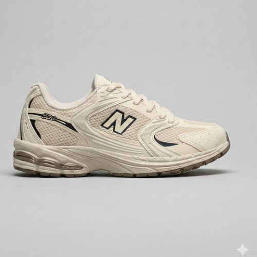 Tênis New Balance 530 – Linha Premium Bege-Cinza