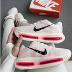 Tênis Nike Vomero 18 – Creme/Pink Linha Premium