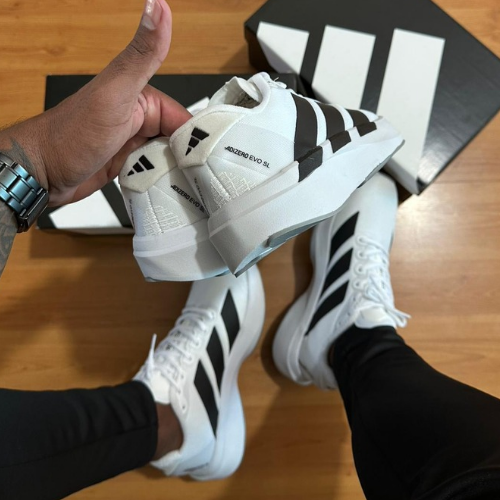 Adidas Adizero EVO SL — Branco/Preto