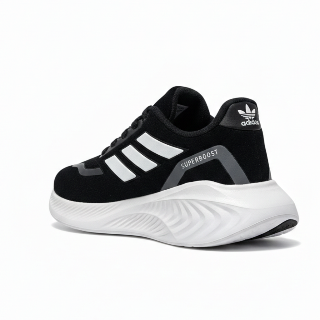 Tênis Adidas PureBoost – Preto e Branco