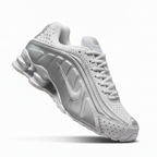 Tênis Nike R4 – Cinza/Branco Linha Premium