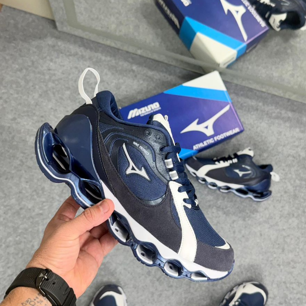 Tênis Mizuno Wave Beta 2 –  Azul Marinho