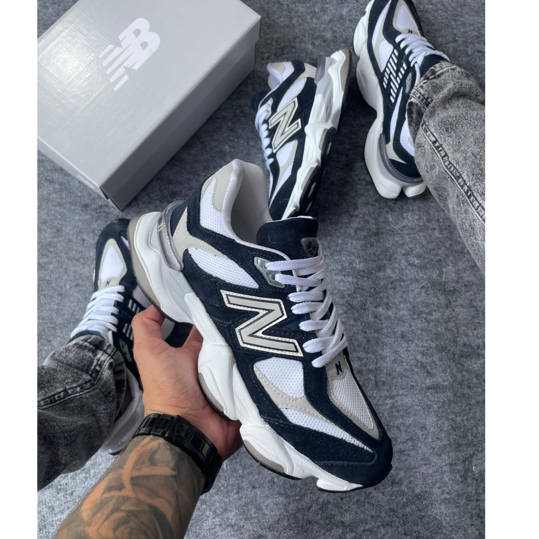 New Balance 9060 – Nova Cor Branco Azul Marinho