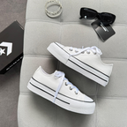 Tênis All Star Plataforma Branco Pu