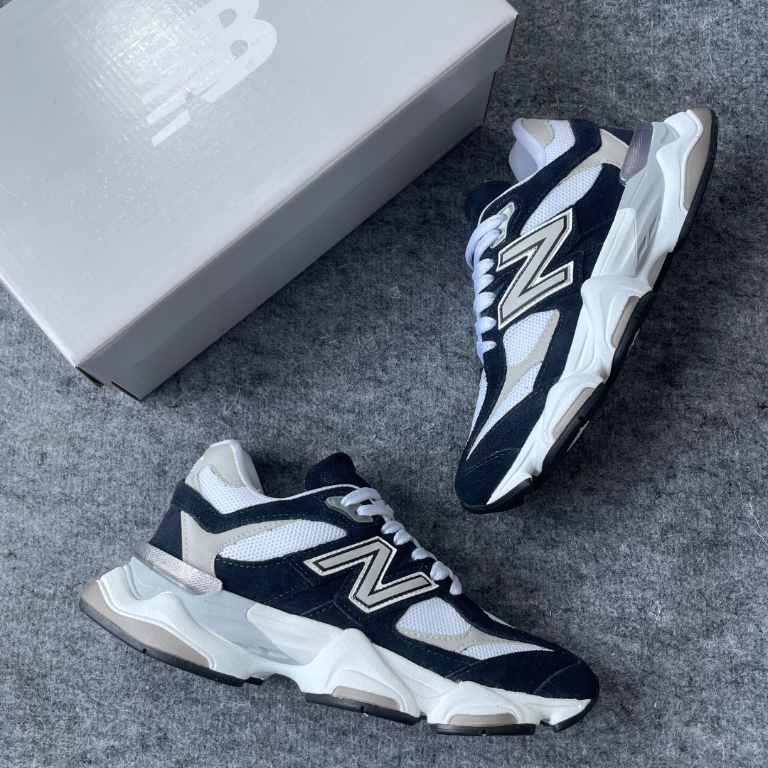 New Balance 9060 – Nova Cor Branco Azul Marinho