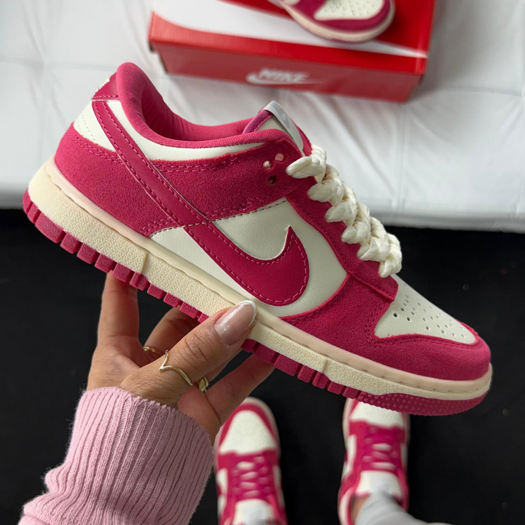Tênis Dunk Low Pink Creme – Linha Premium