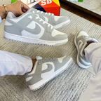 Tênis Nike Dunk Cinza Branco Unissex