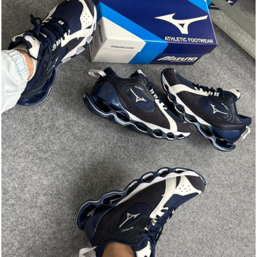 Tênis Mizuno Wave Beta 2 –  Azul Marinho