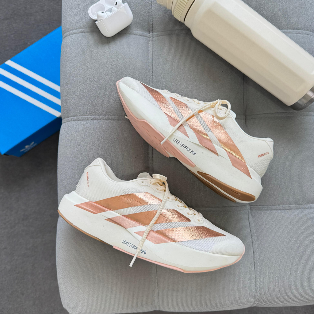 Tênis Adidas Adizero Evo SL Prime – OFF/Dourado