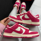 Tênis Dunk Low Pink Creme – Linha Premium