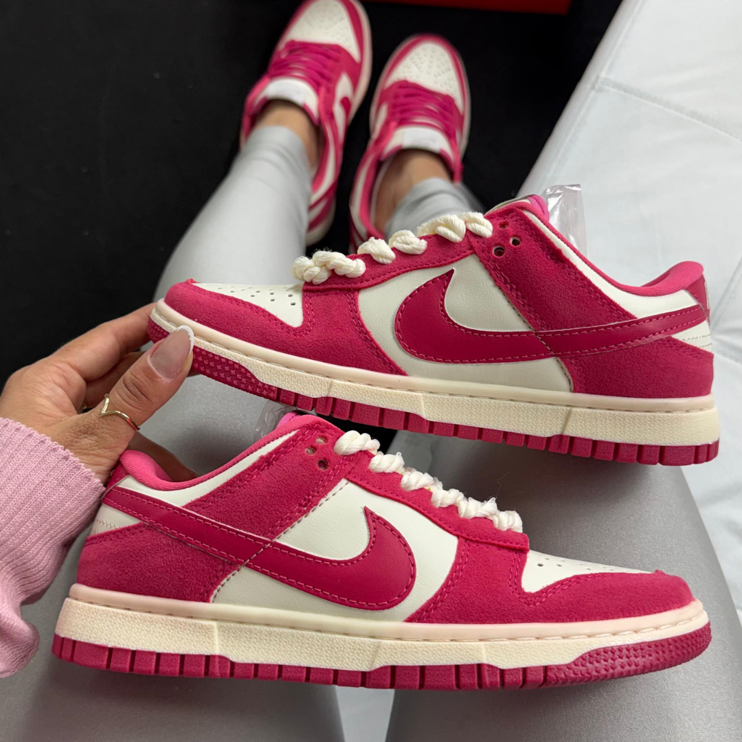 Tênis Dunk Low Pink Creme – Linha Premium