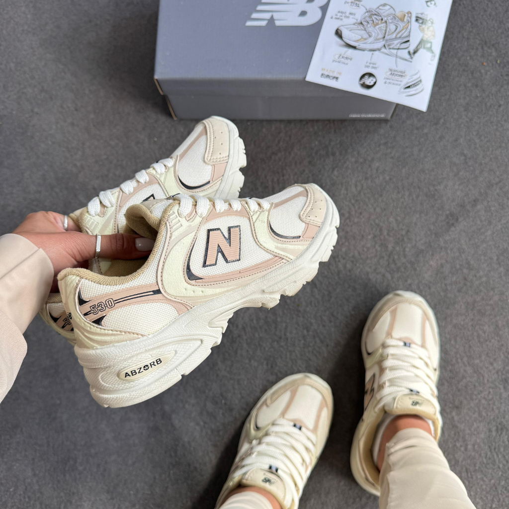 Tênis New Balance 530 – Linha Premium Bege Rose