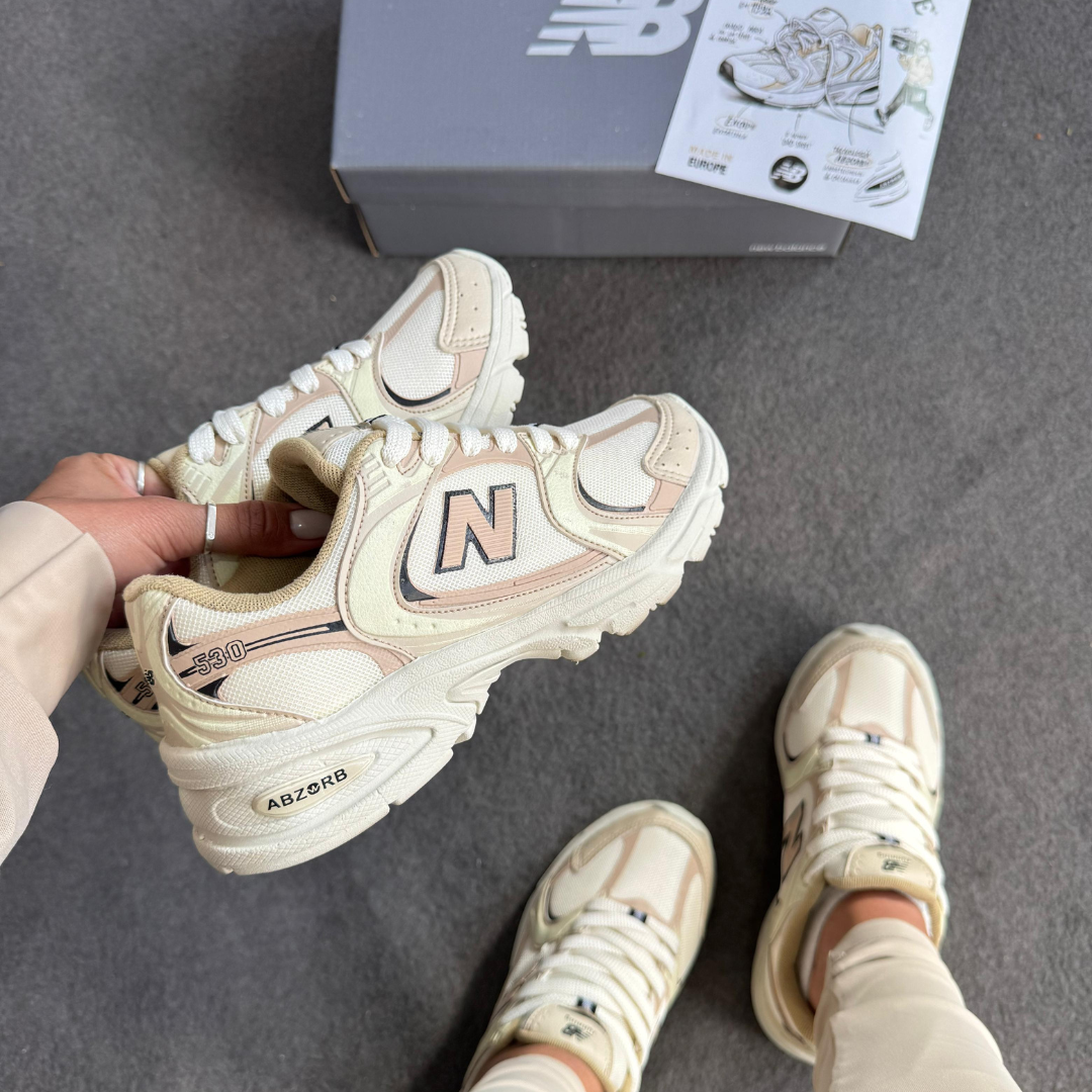 Tênis New Balance 530 – Linha Premium Bege Rose