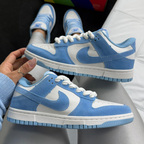 Tênis Nike Dunk Branco Azul Unissex