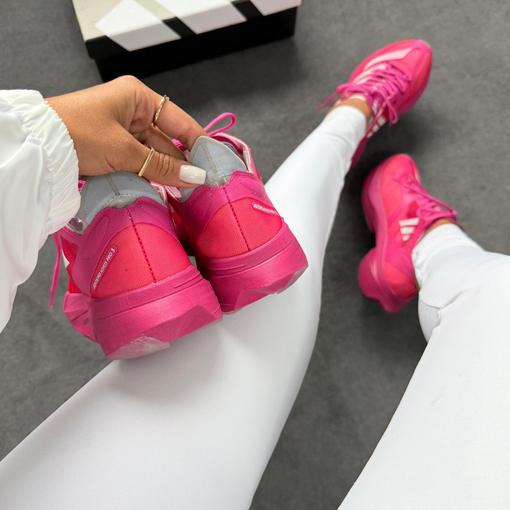 Adidas Adizero Adios Pro 3 – Pink/Branco Linha Premium