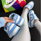 Tênis Nike Dunk Branco Azul Unissex